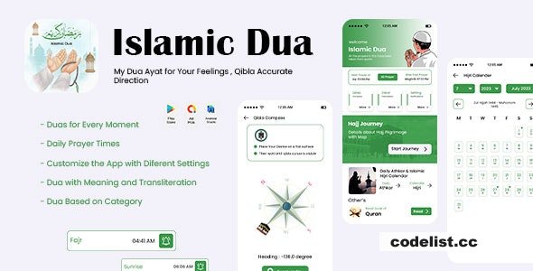 Islamic Dua v1.0 - Hijri Calendar - Hijri Islamic Calendar - YThe Islamic Calendar - Muslim Apps » Premium Scripts, Plugins & Mobile