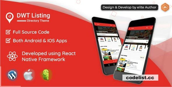 DWT Listing v2.1.4 - Directory &amp; Listing React Native App &raquo; Premium Scripts, Plugins &amp; Mobile