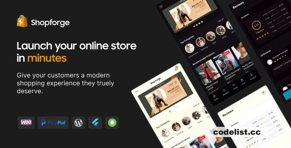 Shopforge - WooCommerce Mobile Apps (Android and iOS) » Premium Scripts, Plugins & Mobile