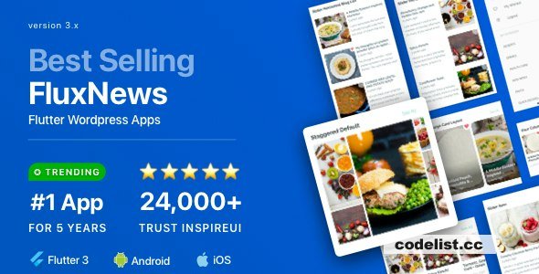 FluxNews v3.16.8 - Flutter mobile app for Wordpress » Premium Scripts, Plugins & Mobile