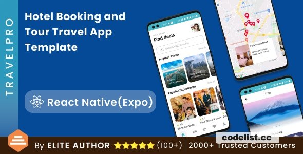 TravelPro v3.0 - React Native Hotel Booking and Tour Travel App Template » Premium Scripts, Plugins & Mobile