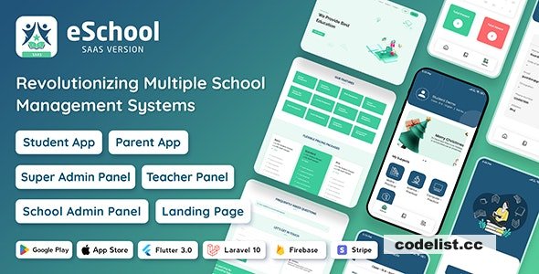 eSchool SaaS v1.1.1 - School Management System with Student - nulled » Premium Scripts, Plugins & Mobile