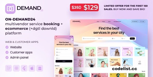 On-Demand24 v2024-4 - Multivendor Service Booking - nulled &raquo; Premium Scripts, Plugins &amp; Mobile