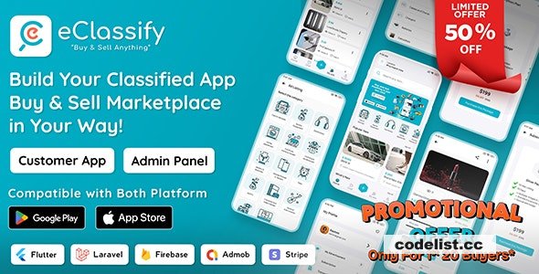 eClassify v2.4.0 - Classified Buy and Sell Marketplace Flutter App with Laravel Admin Panel - nulled » Premium Scripts, Plugins & Mobile