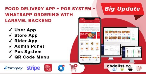 Food Delivery App v3.3.0 - A Complete Ready to Use MultiStore Mobile App(Android, ios) + Website » Premium Scripts, Plugins & Mobile