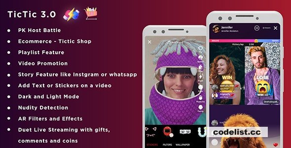 TicTic - Android media app for creating and sharing short videos - 11 March 2025 » Premium Scripts, Plugins & Mobile