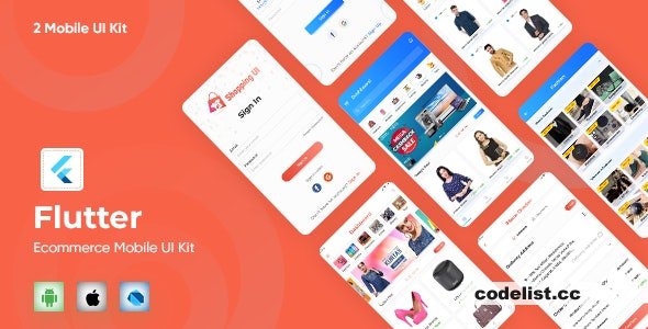 E-Commerce UI Template in Flutter v1.1 &raquo; Premium Scripts, Plugins &amp; Mobile