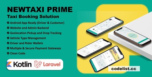 NewTaxi Prime v1.0 - Taxi App With Admin Panel » Premium Scripts, Plugins & Mobile