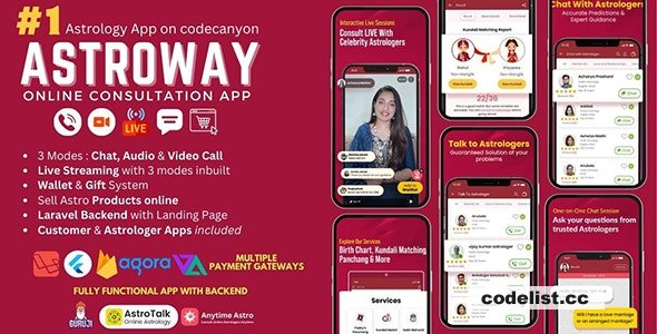 Astroway v1.5 - Astrology Consultation App with PHP Backend &raquo; Premium Scripts, Plugins &amp; Mobile