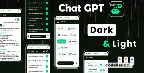 Chat GTP - ChattyAI - Android Source Code » Premium Scripts, Plugins & Mobile