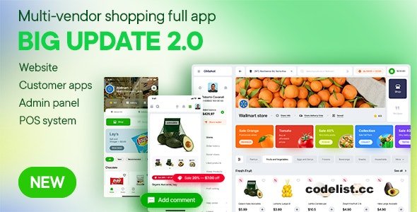 SundayMart v24.0 - All-in-One Grocery, Pharmacy Multivendor eCommerce (Web, User, Vendor, Delivery) » Premium Scripts, Plugins & Mobile