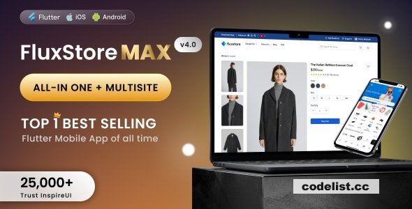 FluxStore MAX v4.1.0 - The All-in-One and Multisite E-Commerce Flutter App for Businesses of All Sizes » Premium Scripts, Plugins & Mobile
