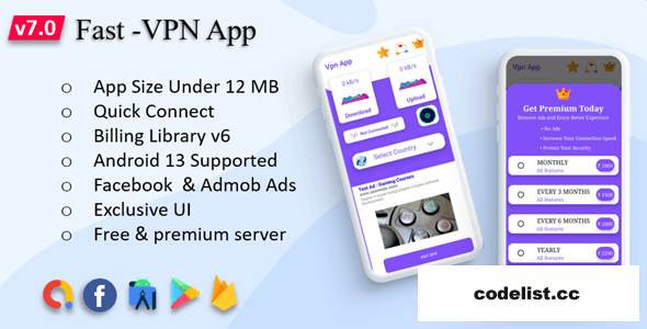 Fast-Pro VPN App v4.7.0 - VPN Unblock Proxy » Premium Scripts, Plugins & Mobile
