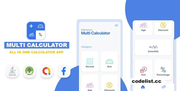 Multi Calculator v1.1 - All in one calculator app » Premium Scripts, Plugins & Mobile