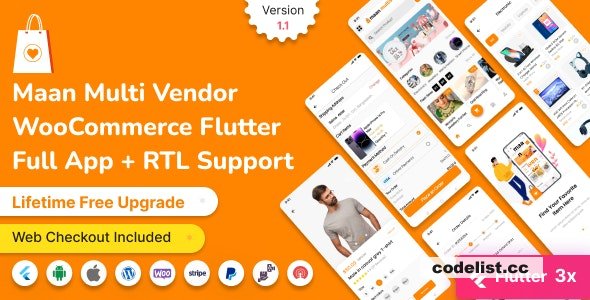 Maan multivendor v1.2 - eCommerce Flutter Customer Full App » Premium Scripts, Plugins & Mobile