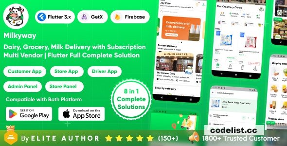 Milkyway v1.1 - Multi-Vendor Milk Subscription App » Premium Scripts, Plugins & Mobile