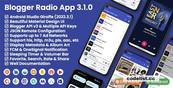 Blogger Radio App v3.1.0 - Blogger API » Premium Scripts, Plugins & Mobile