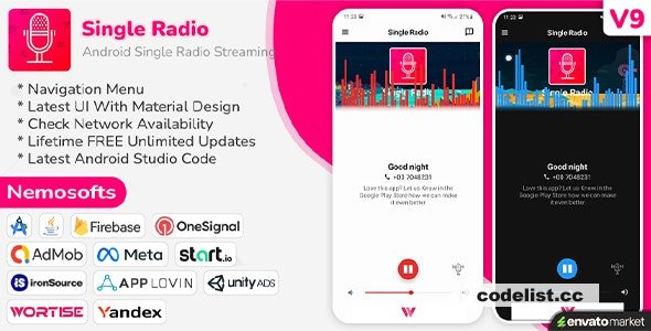 Android Radio v9.0 - Single Radio Streaming App » Premium Scripts, Plugins & Mobile