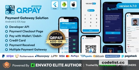 QRPay Merchant v4.7.0 - Payment Gateway Solution » Premium Scripts, Plugins & Mobile
