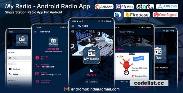 My Radio - Android Radio App (Single Station) - 28 February 2024 » Premium Scripts, Plugins & Mobile
