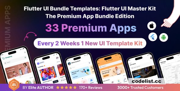 Flutter UI Bundle templates v1.22 - Flutter UI Master Kit » Premium Scripts, Plugins & Mobile
