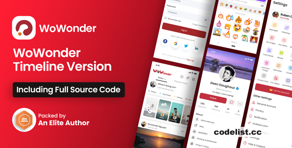 Mobile Native Social Timeline Applications v6.1 - For WoWonder Social PHP Script » Premium Scripts, Plugins & Mobile