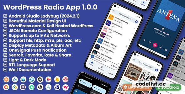 WordPress Radio App v1.0 - WordPress API » Premium Scripts, Plugins & Mobile