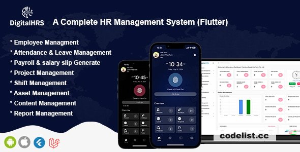 DigitalHR v5.0 - Branch Based Multi Tenant HR, HRM and HRMS Application - nulled » Premium Scripts, Plugins & Mobile