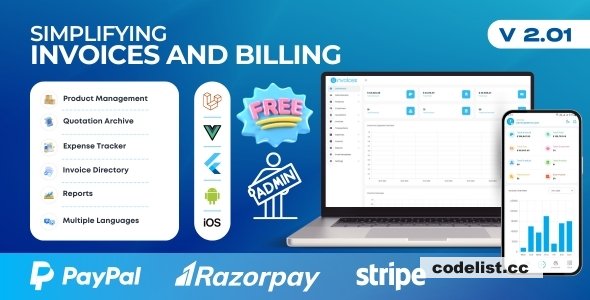 InvoiceX v2.01 - Billing and Invoice Management Systems » Premium Scripts, Plugins & Mobile