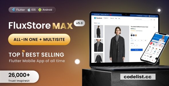 FluxStore MAX v5.0 - The All-in-One and Multisite E-Commerce Flutter App for Businesses of All Sizes » Premium Scripts, Plugins & Mobile