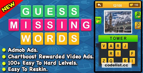 Word Guessing Game for Kids + Guess Missing Word Game + Android Games - 25 November 2024 &raquo; Premium Scripts, Plugins &amp; Mobile
