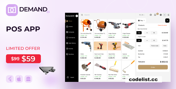 On-Demand24 POS + Order & Service Management (IOS, Android, Desktop) v2024-2 » Premium Scripts, Plugins & Mobile