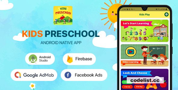 Kids Preschool v2.3 - Android App » Premium Scripts, Plugins & Mobile