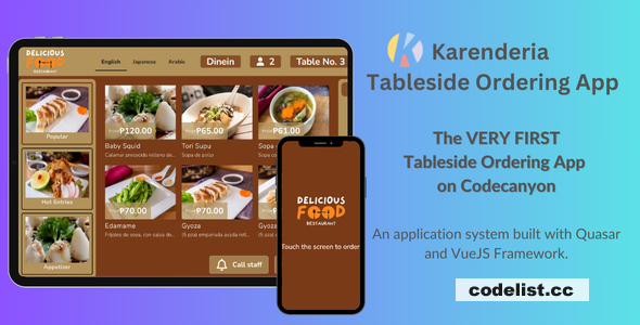 Karenderia Tableside Ordering v1.0 » Premium Scripts, Plugins & Mobile
