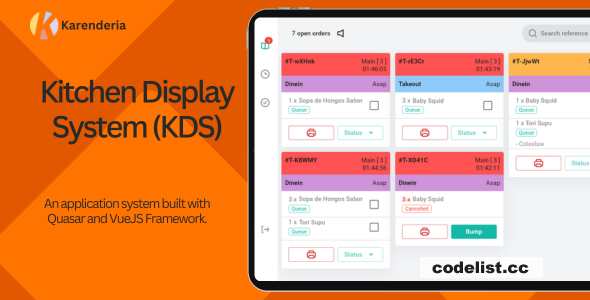 Karenderia Kitchen Display System v1.0.1 » Premium Scripts, Plugins & Mobile