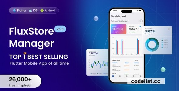 FluxStore Manager v5.1 - Vendor and Admin Flutter App for Woocommerce » Premium Scripts, Plugins & Mobile