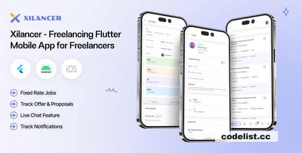 Freelancer Flutter Mobile App - Xilancer Freelancer Marketplace Platform - 8 April 2025 » Premium Scripts, Plugins & Mobile
