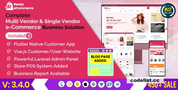 Ready eCommerce - Complete Multi Vendor eCommerce Mobile App, Customer Website with Store POS - 13 April 2025 &raquo; Premium Scripts, Plugins &amp; Mobile
