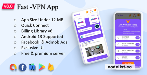 Fast-Pro VPN App v8.0 - VPN Unblock Proxy &raquo; Premium Scripts, Plugins &amp; Mobile