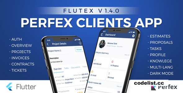 Flutex v1.4.0 - Perfex CRM Customer Mobile App » Premium Scripts, Plugins & Mobile