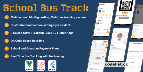 SchoolBusTrack v2.1 - Multi School System for School Bus Tracking » Premium Scripts, Plugins & Mobile