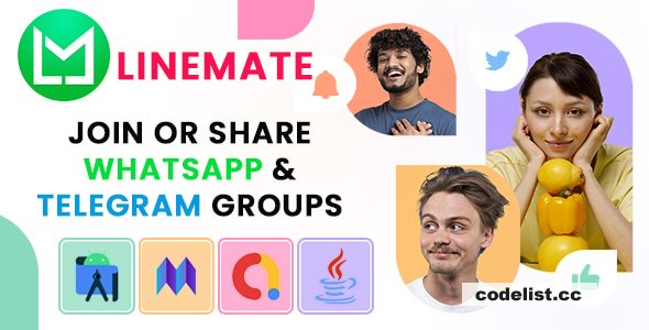 LineMate v8.0 - Unlimited WhatsApp &amp; Telegram Groups Link &raquo; Premium Scripts, Plugins &amp; Mobile