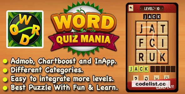 Word Puzzle Mania + Best Word Trivia Puzzle Game IOS - 23 May 2025 » Premium Scripts, Plugins & Mobile