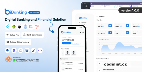 iBanking v1.0.0 - Digital Banking and Financial Solution - nulled » Premium Scripts, Plugins & Mobile
