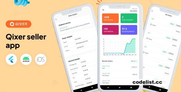 Qixer - Multi-Vendor On demand Service Marketplace Seller App - 8 April 2025 » Premium Scripts, Plugins & Mobile