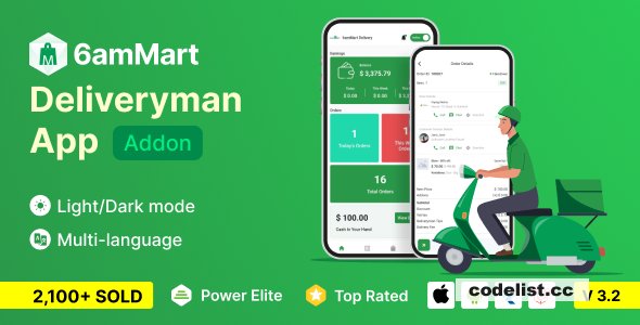 6amMart - Delivery Man App v3.2 » Premium Scripts, Plugins & Mobile