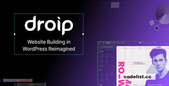 Droip v2.2.6 - No-Code website builder for WordPress