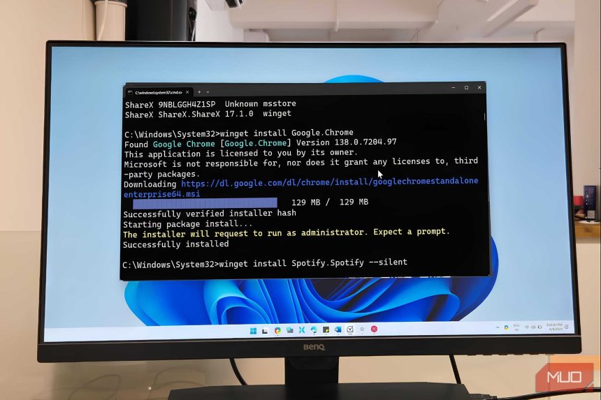 You can install 20 Windows apps with one command—Winget does the heavy lifting