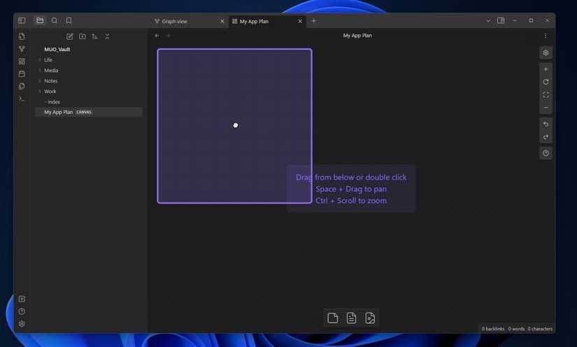 How to Organize Your Notes Visually with Obsidian Canvas