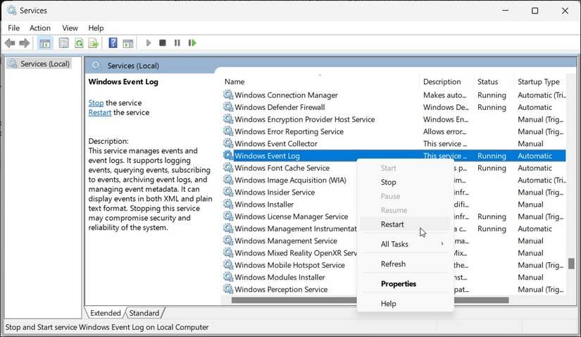 How to Fix the Event Viewer Not Working in Windows 11